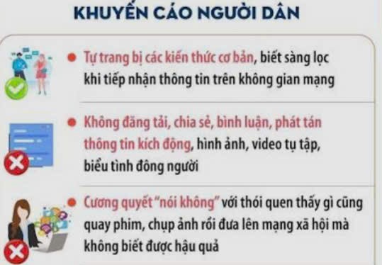 Nhân dân không nên chia sẻ, bình luận về sự việc xảy ra chưa được kiểm chứng
